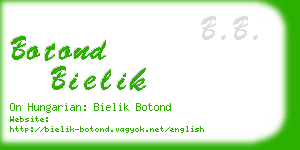 botond bielik business card